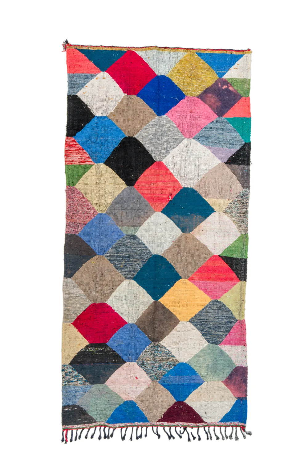 Marokkansk Boucherouite-teppe 145 x 300 cm (Størrelse: 145 x 300 cm)