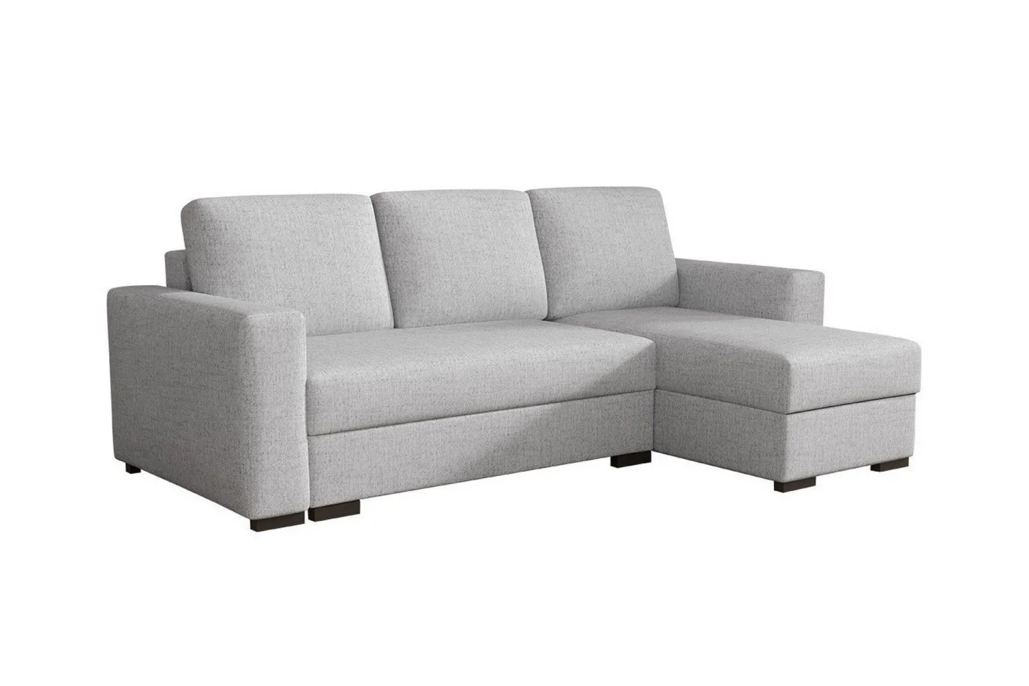 Denegal 3-sits Hörnbäddsoffa - Ljusgrå