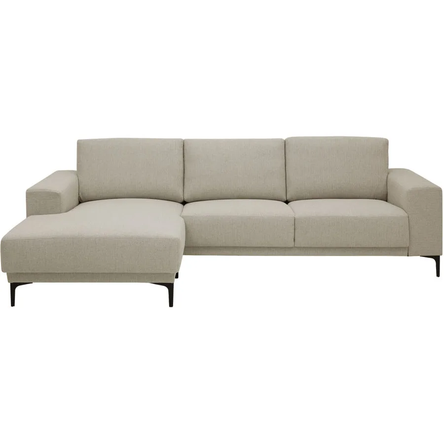 Ecksofa Bivio Links Polyester/Polypropylen beige B 280 T 152 cm - Möbel Konfigurator: Traummöbel individuell zusammenstellen