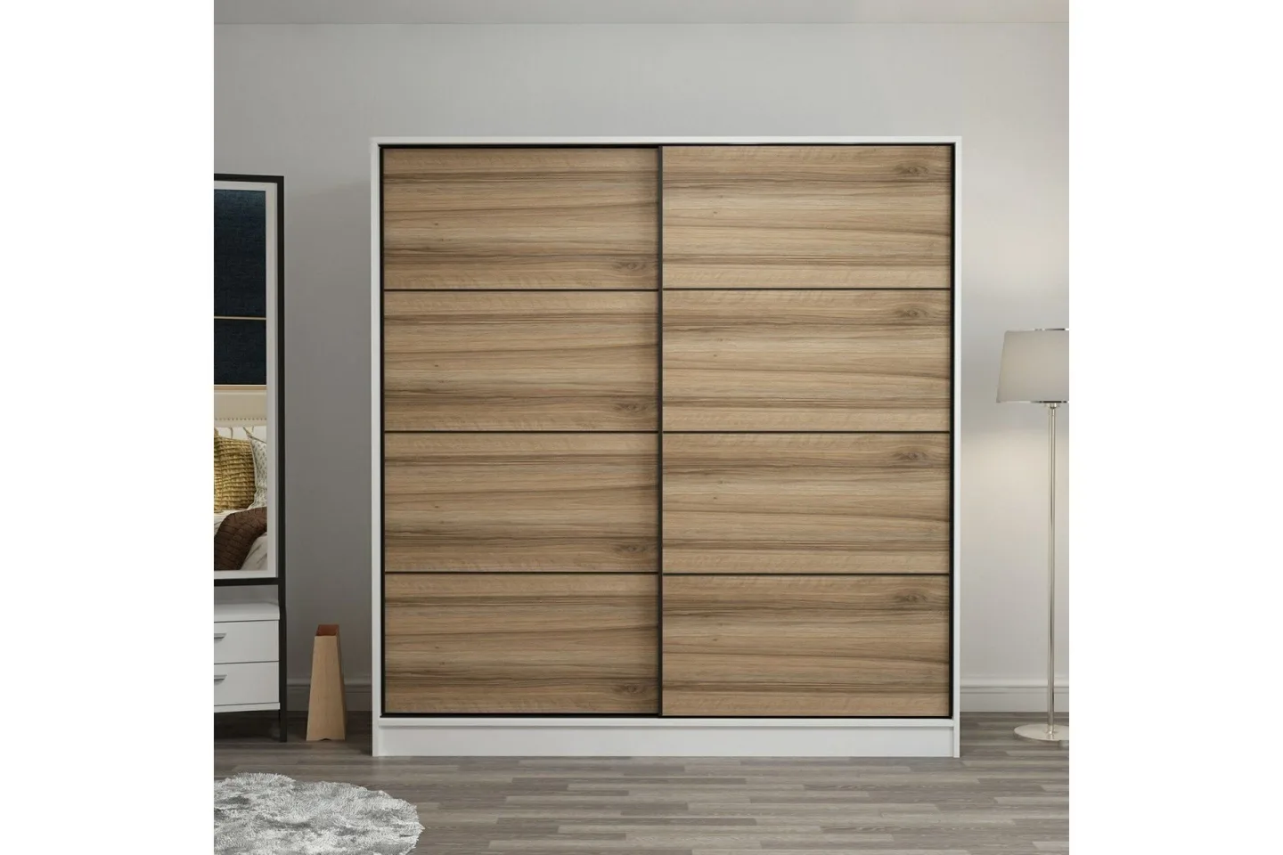 Fruitland Garderob 180 cm - Brun