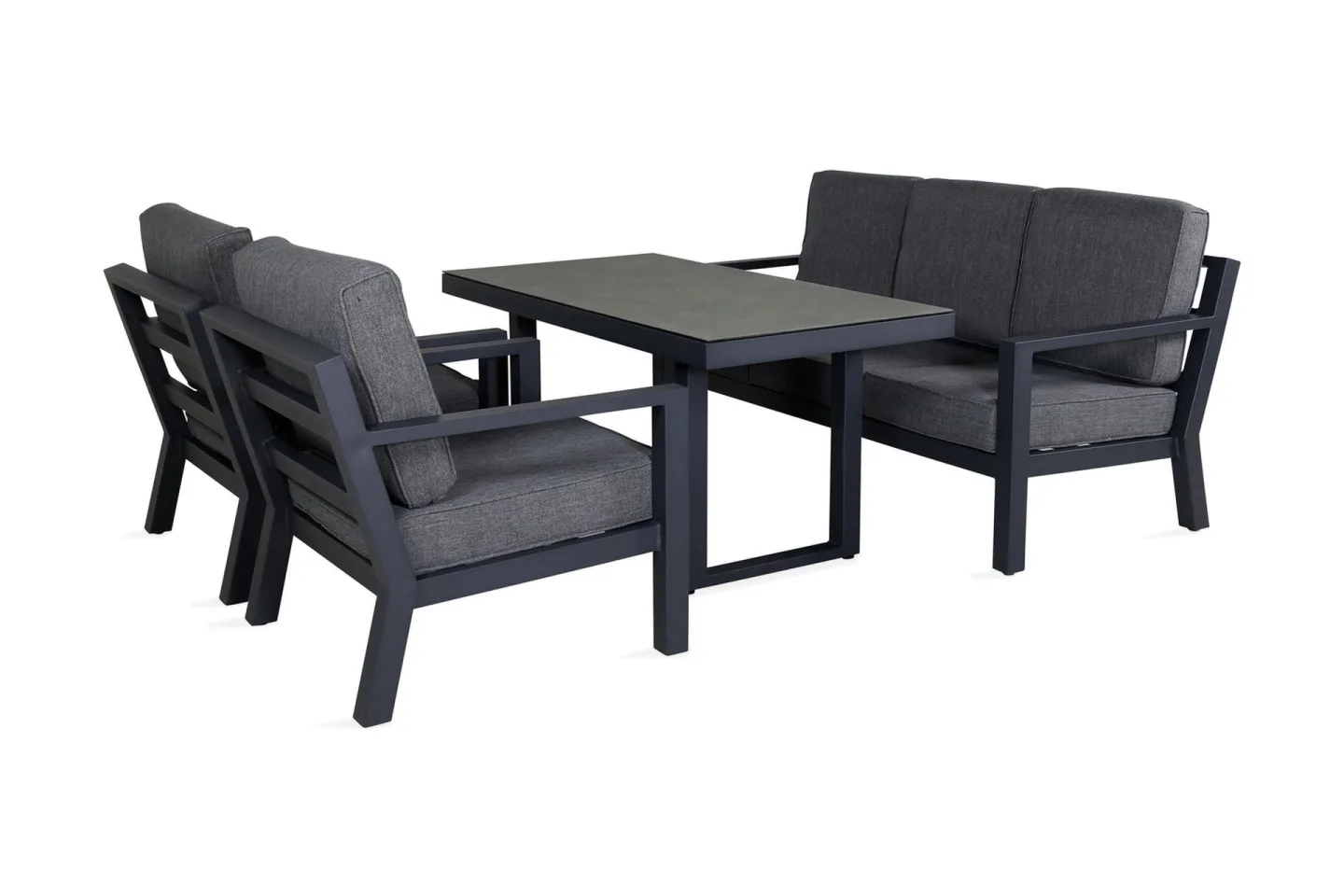 Barcelona Loungegrupp Svart - Venture Home