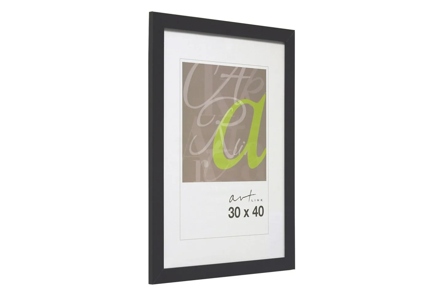 Tavelram Trendline MDF 30x40 cm Svart - Art Link