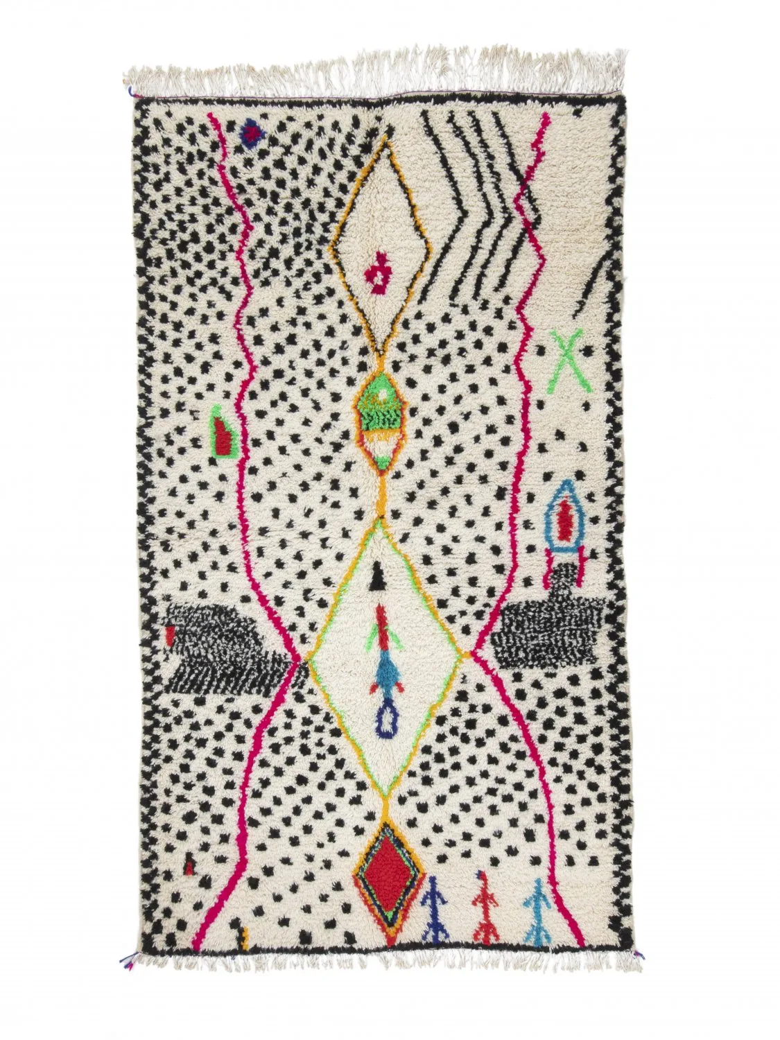 Kelim-teppe Marokkansk Azilal 250 x 140 cm (Størrelse: 250 x 140 cm)