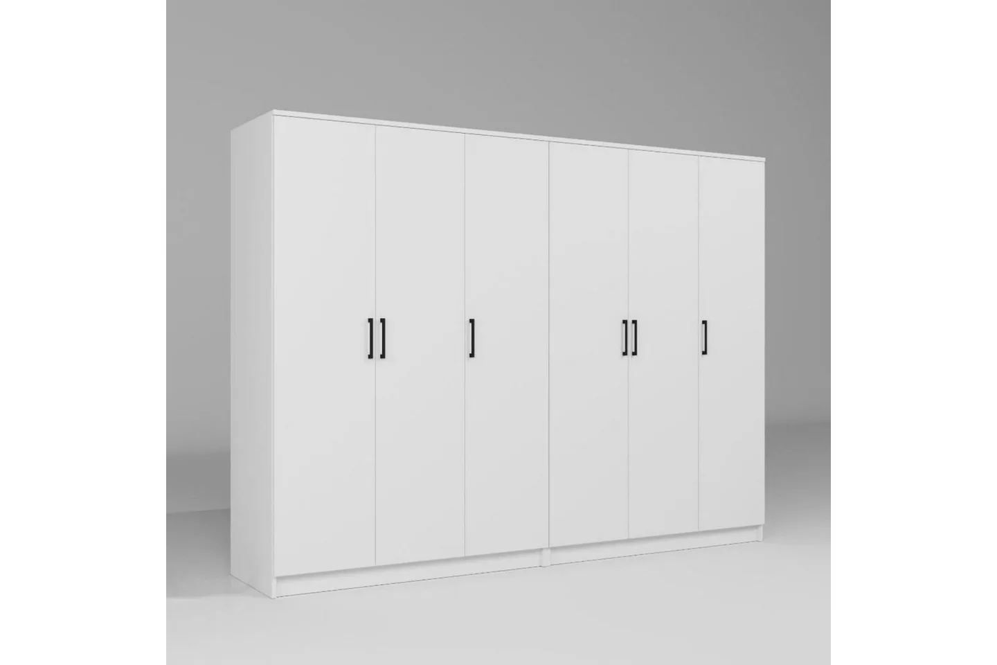 Olera Garderob 240x180 cm - Vit