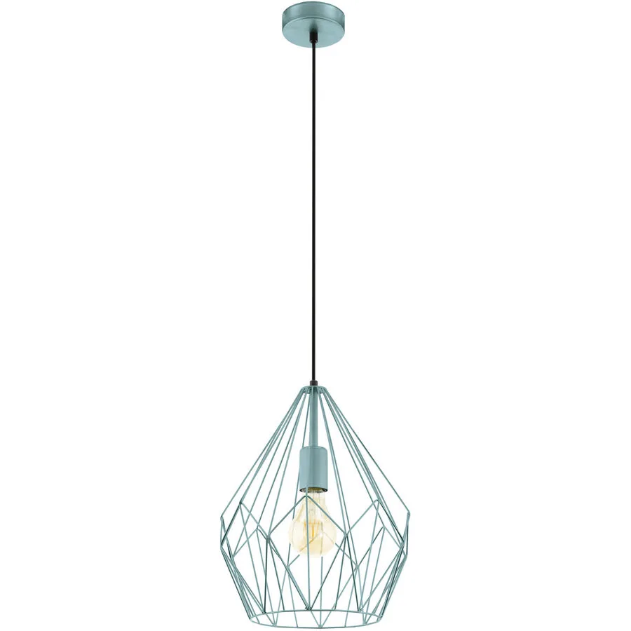 Eglo Pendellampe Carlton Cyan Stahl 31 cm 110 cm - Farbe: Mint
