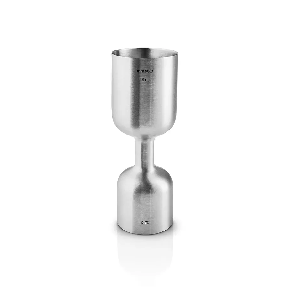 Eva Solo Liquid lounge Messglas 5 cl Brushed steel