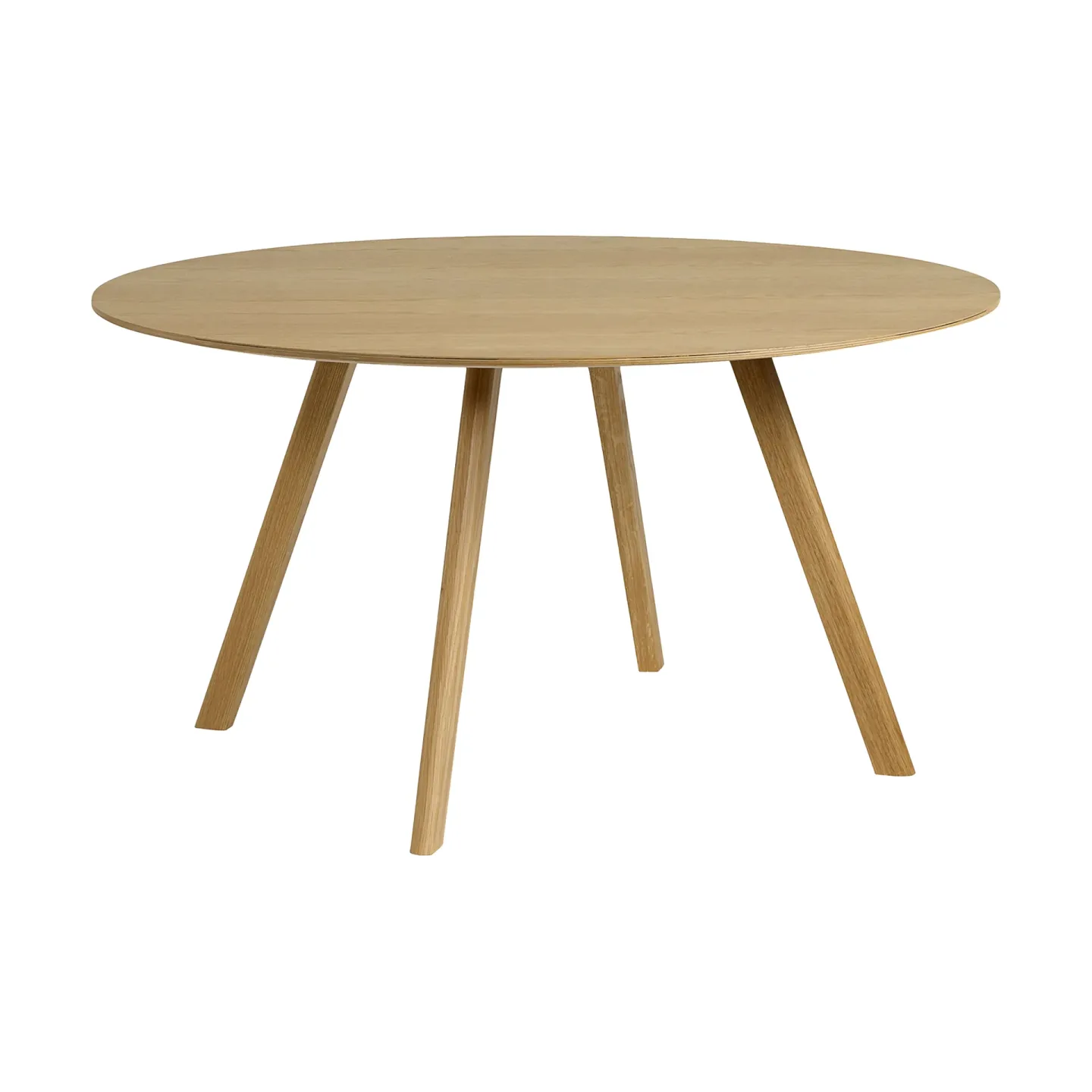 HAY CPH25 2.0 matbord Ø140 cm Lacquered oak-oak veneer