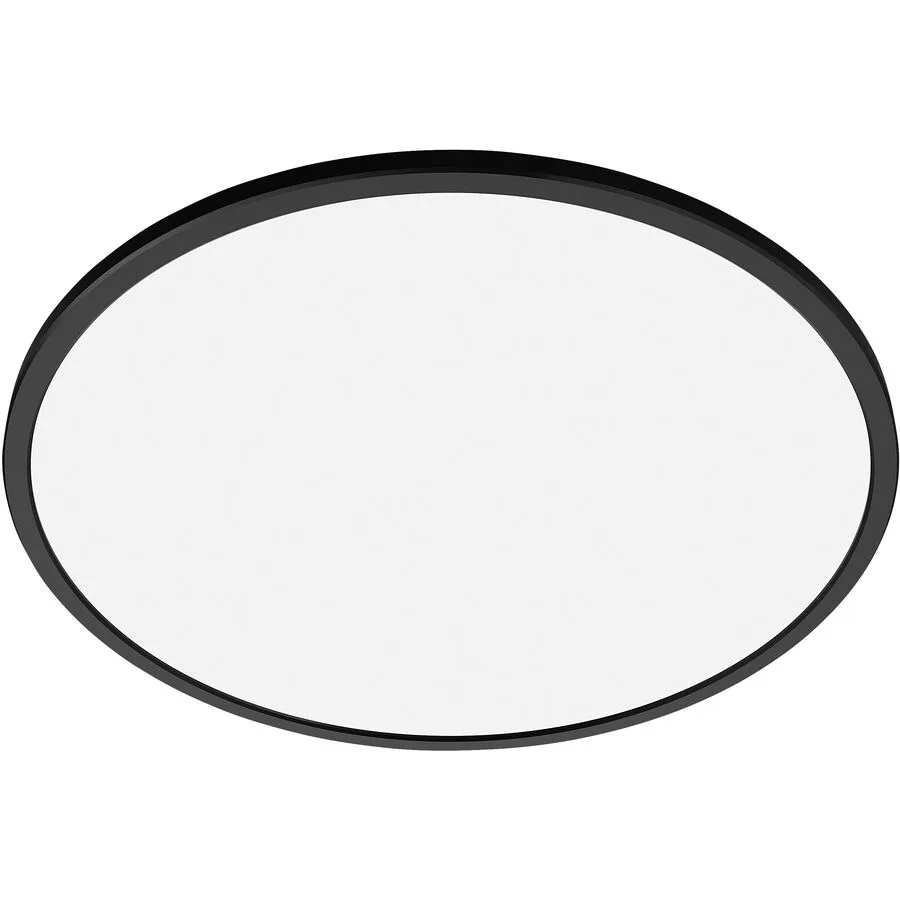 SuperSlim WiZ Deckenleuchte 16W Black - WiZ - Wohnzimmer - Modern - Kunststoff - Rund