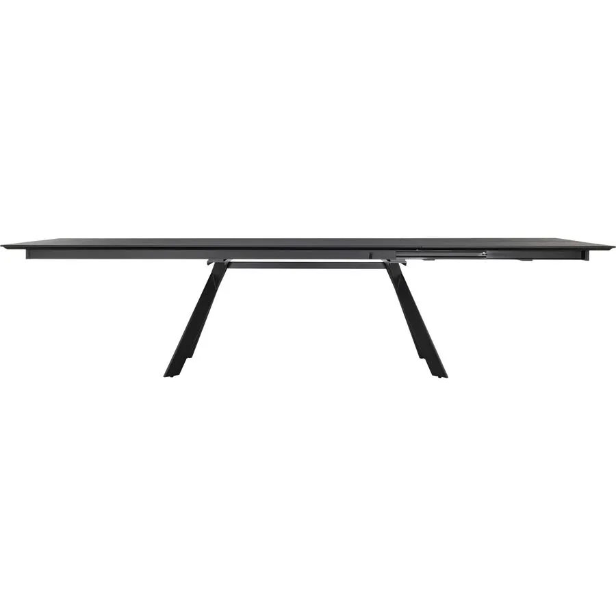 WILLISAU SWITZERLAND Esstisch Willisau Torino HPL 220 cm ausziehbar - Farbe: Schwarz
