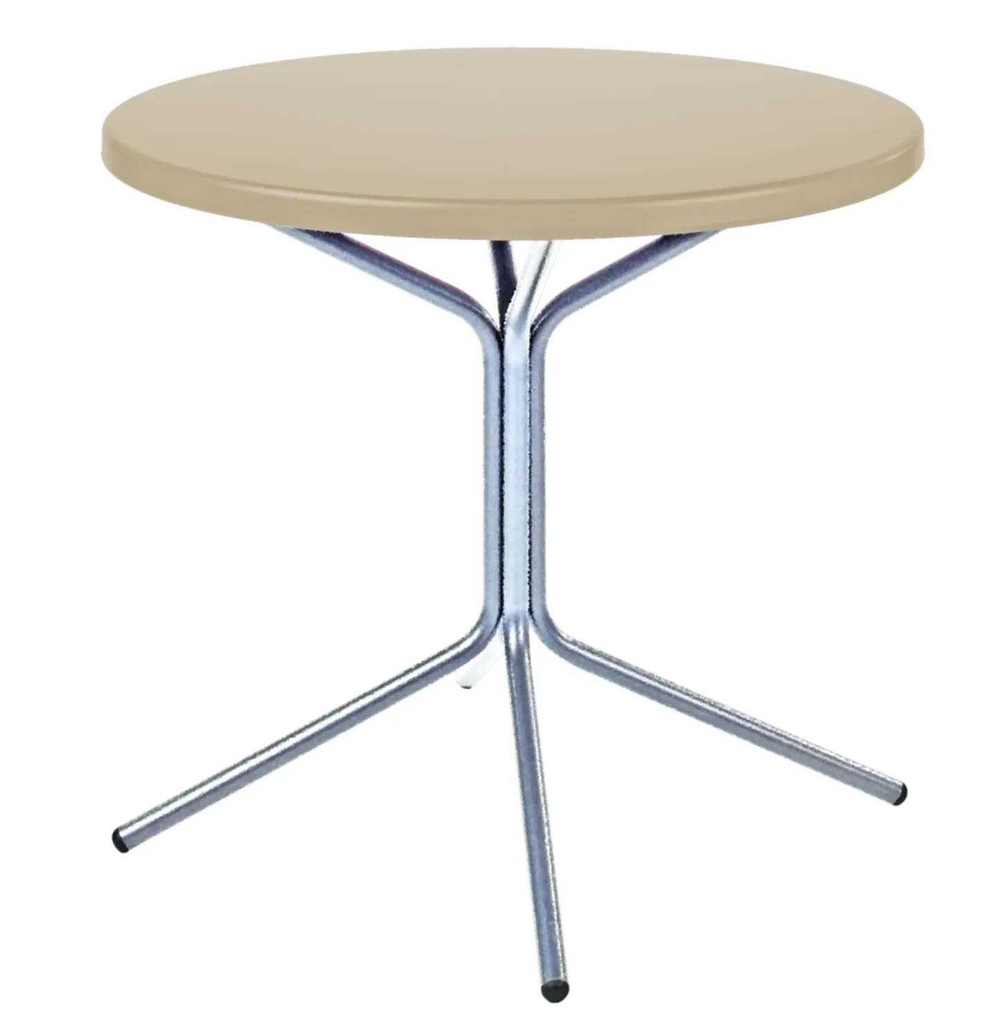 Schaffner Metall-Bistrotisch Pix Rund Feuerverzinkt Beige | Schubiger Möbel