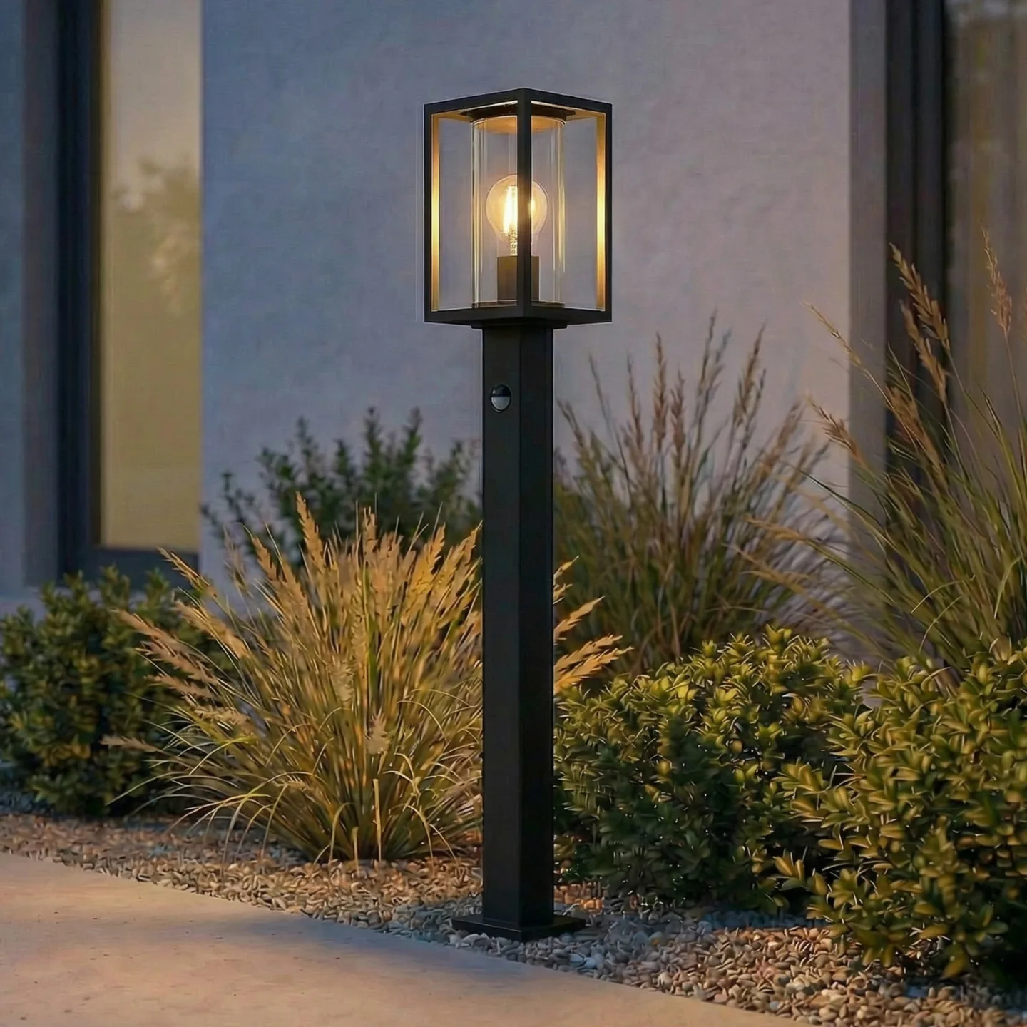Ferda Utendørs Hage Lampe w/Sensor H100 Graphite - Lucande - Terrasse - Moderne - Aluminium - Med en lyskilde