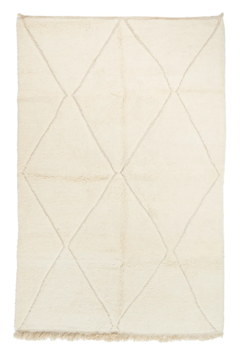 Kelim-teppe Marokkansk Beni Ourain 195 x 300 cm (Størrelse: 195 x 300 cm)