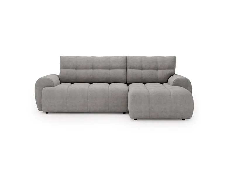 Ecksofa MINTY Stoff chenillegrau