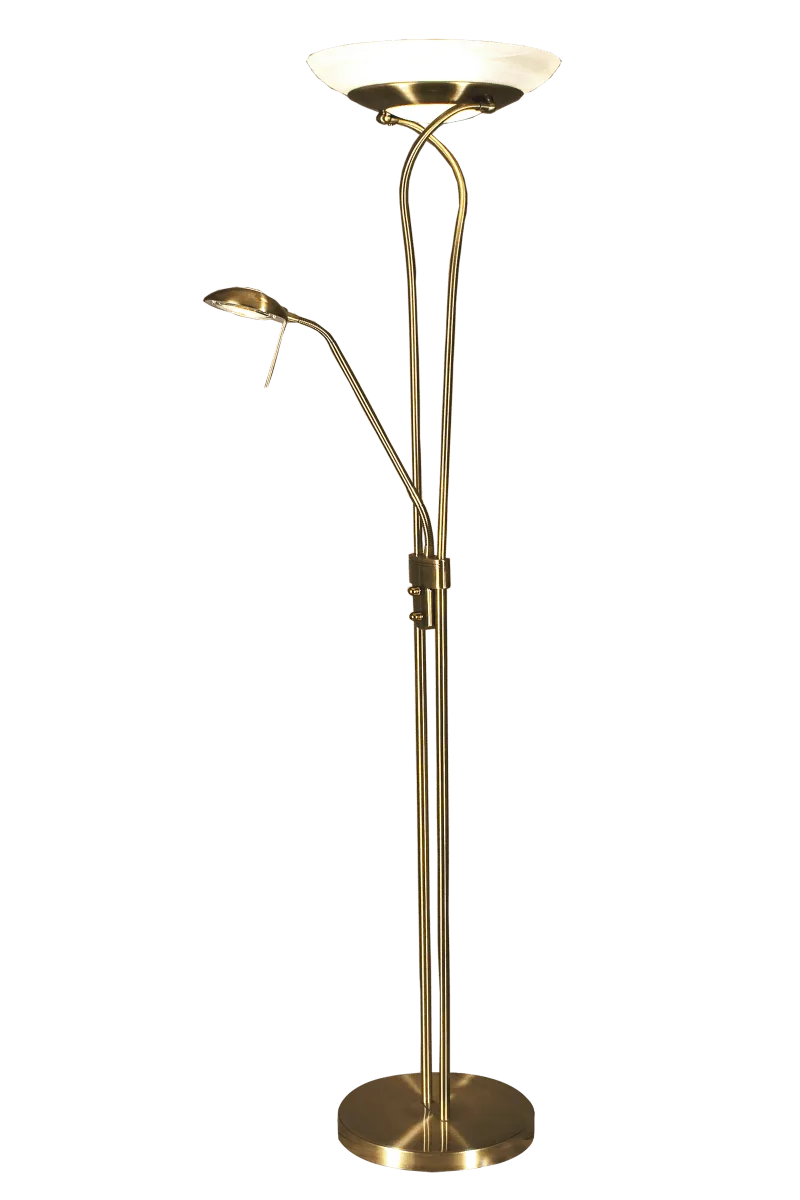 Aneta Lighting - Cannes - Golvlampa - Antikmässing