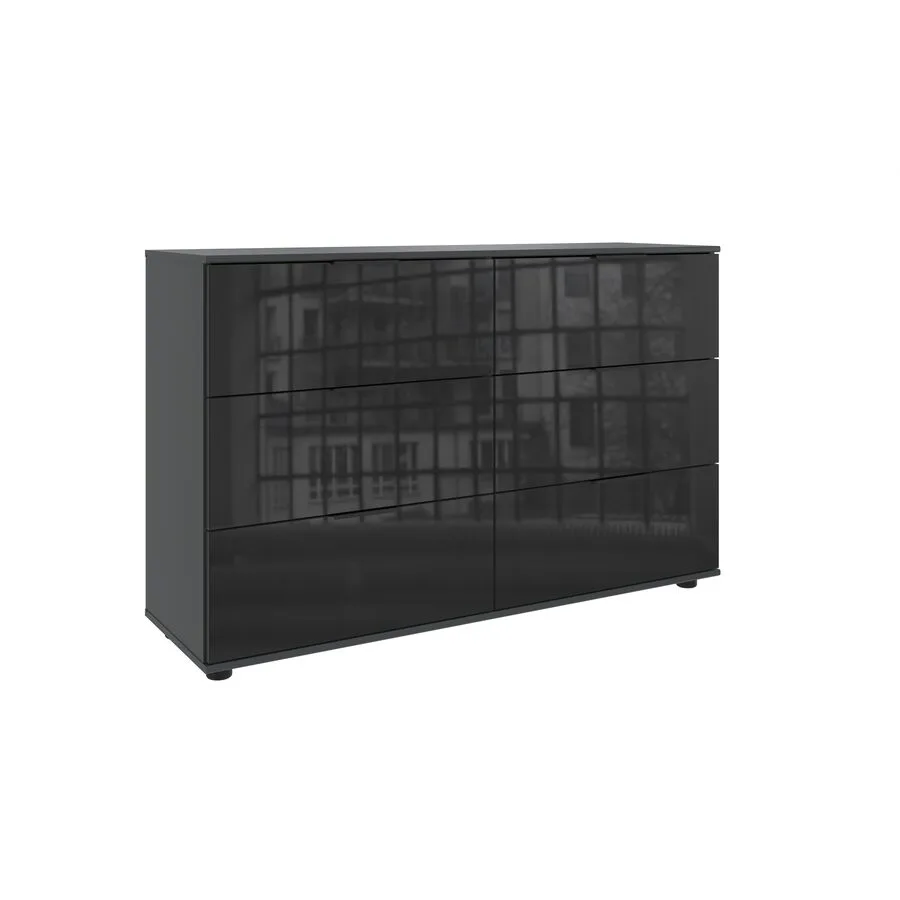 Kommode Metac graphit Holzwerkstoff B 130 H 83 cm