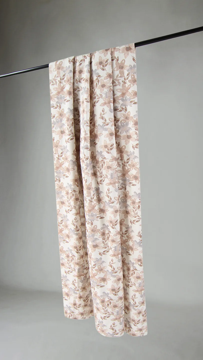 Gardiner - Bomullsgardin Petite (beige) (Størrelse: 140 x 250 cm)