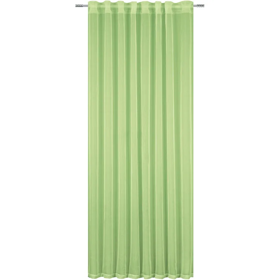 Fertigvorhang Voile Mia 135x260cm grün - Material: 100% Polyester