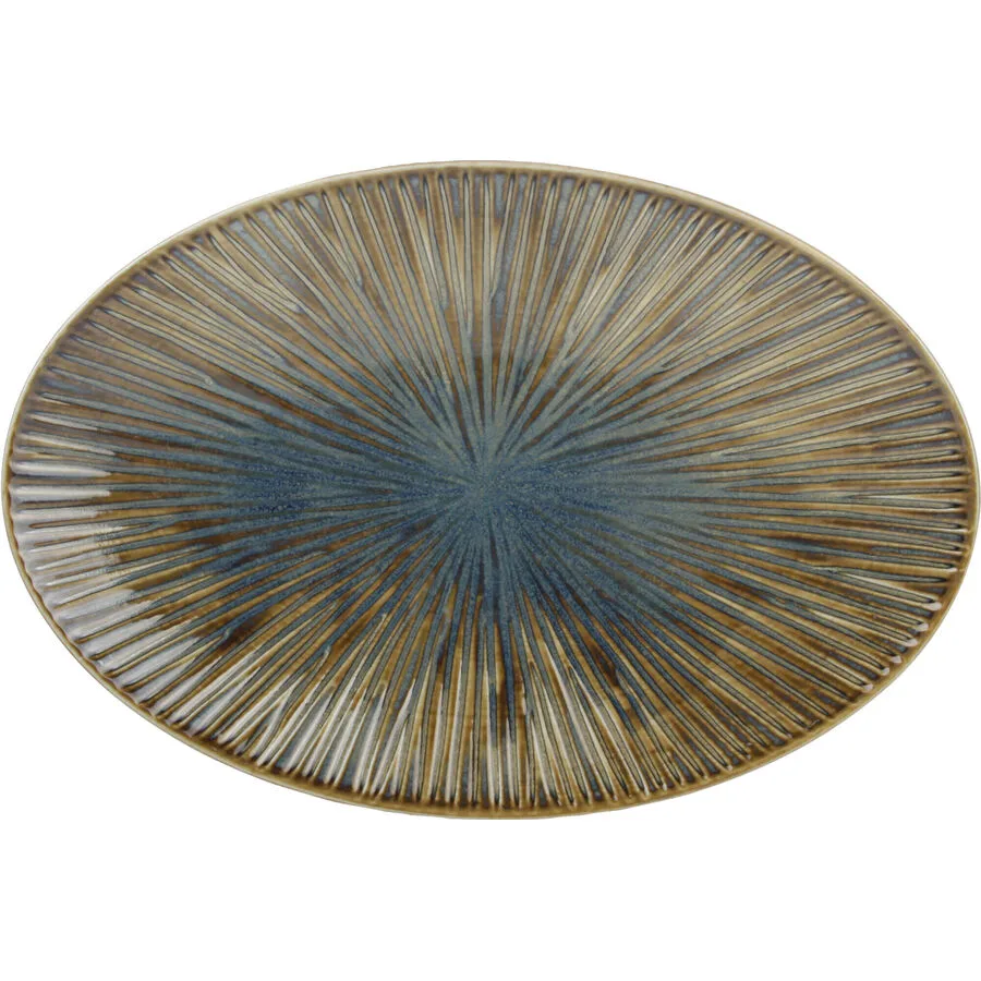 Fine2Dine Schale Halo braun/blau Porzellan 4 Stk