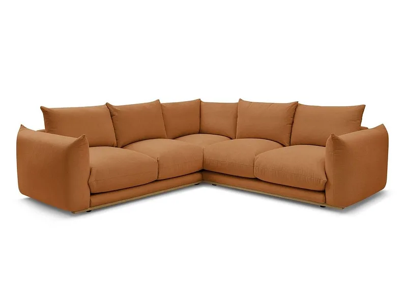 Ecksofa BOBOCHIC ERNEST Stoff orange
