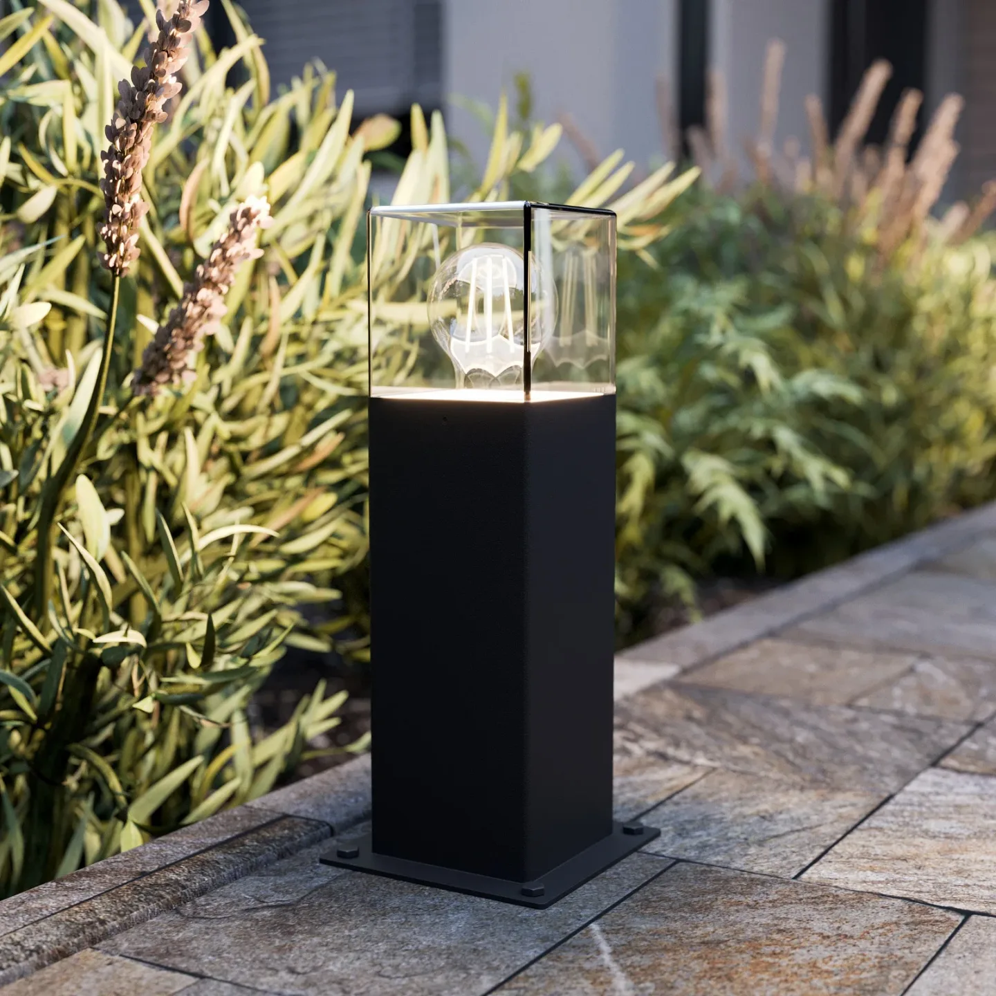 Keke Trädgårdslampa H30 Anthracite - Lucande - Modern - Metall - Med en ljuskälla
