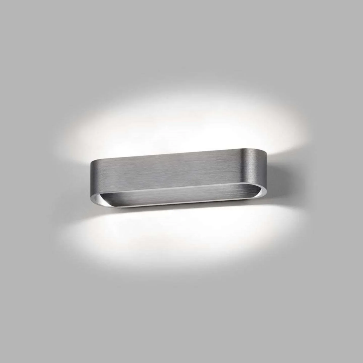 Aura W2 Wandleuchte 2700/3000K Titanium - LIGHT-POINT - Wohnzimmer - Aluminium
