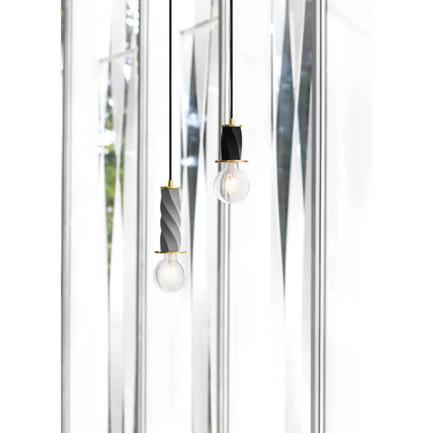 Bon Hängelampe, 9 cm, grau - Tivoli by Normann Copenhagen - Wohnzimmer - Metall