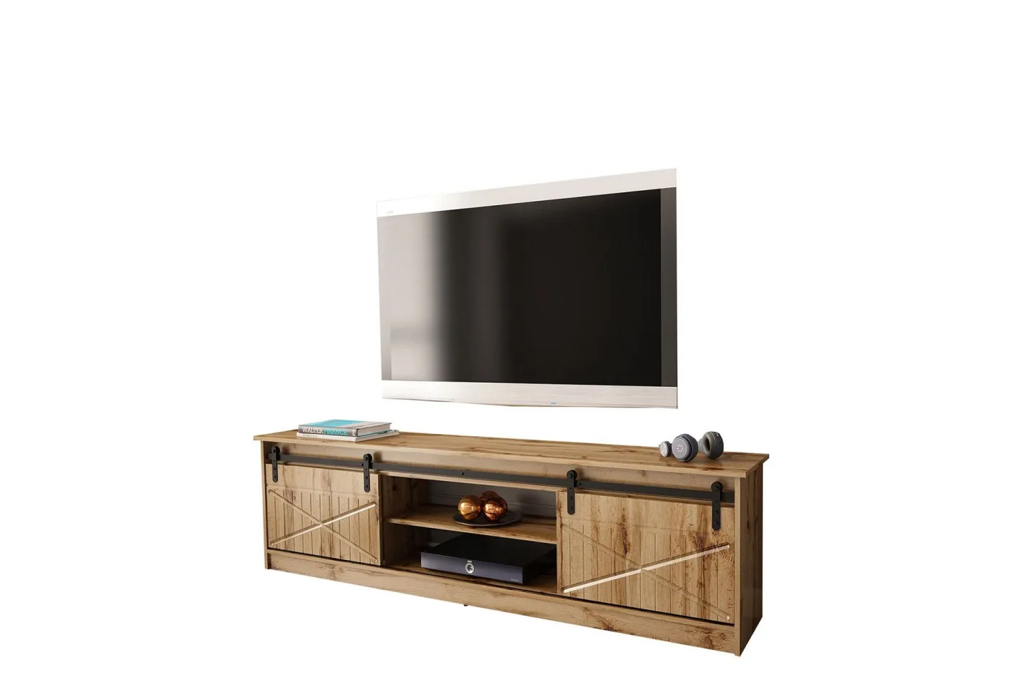 Tv-bänk - Ek