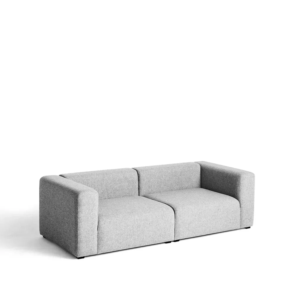 HAY Mags 2,5-Sitzer Sofa Stoff Hallingdal 130 light grey