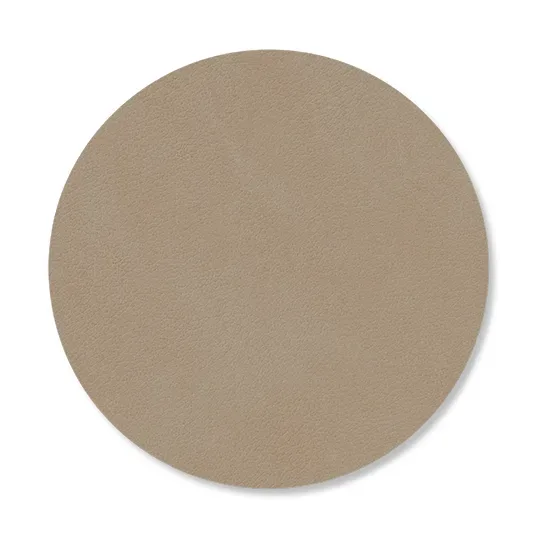 LIND DNA Nupo Glasuntersetzer circle Clay brown