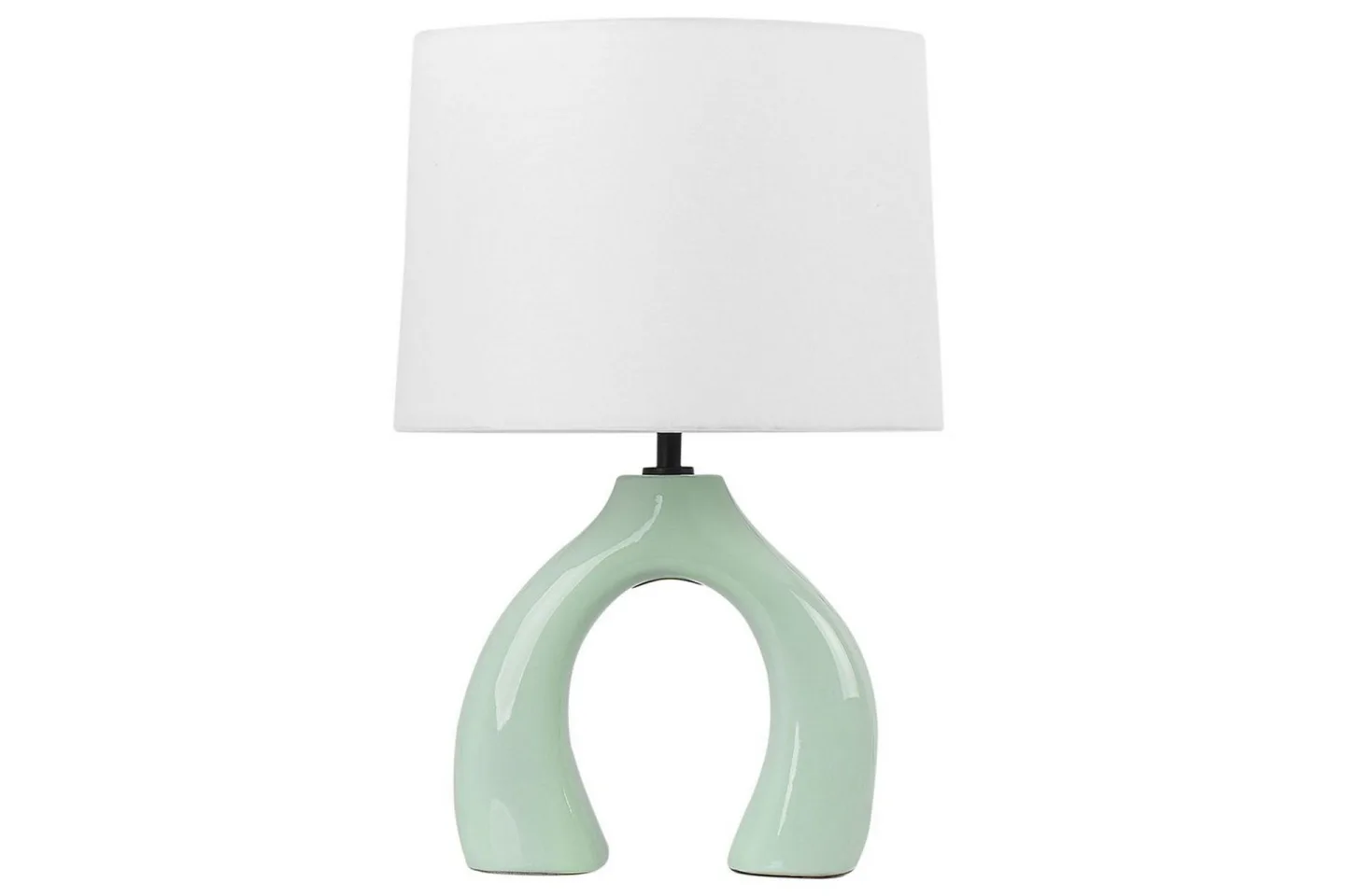 Avsaki Bordslampa 43 cm E27 - Ljusgrön/Vit