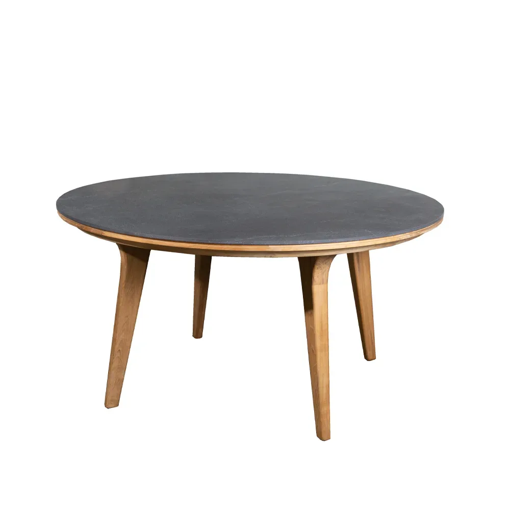 Cane-line Aspect matbord runt Fossil black-teak