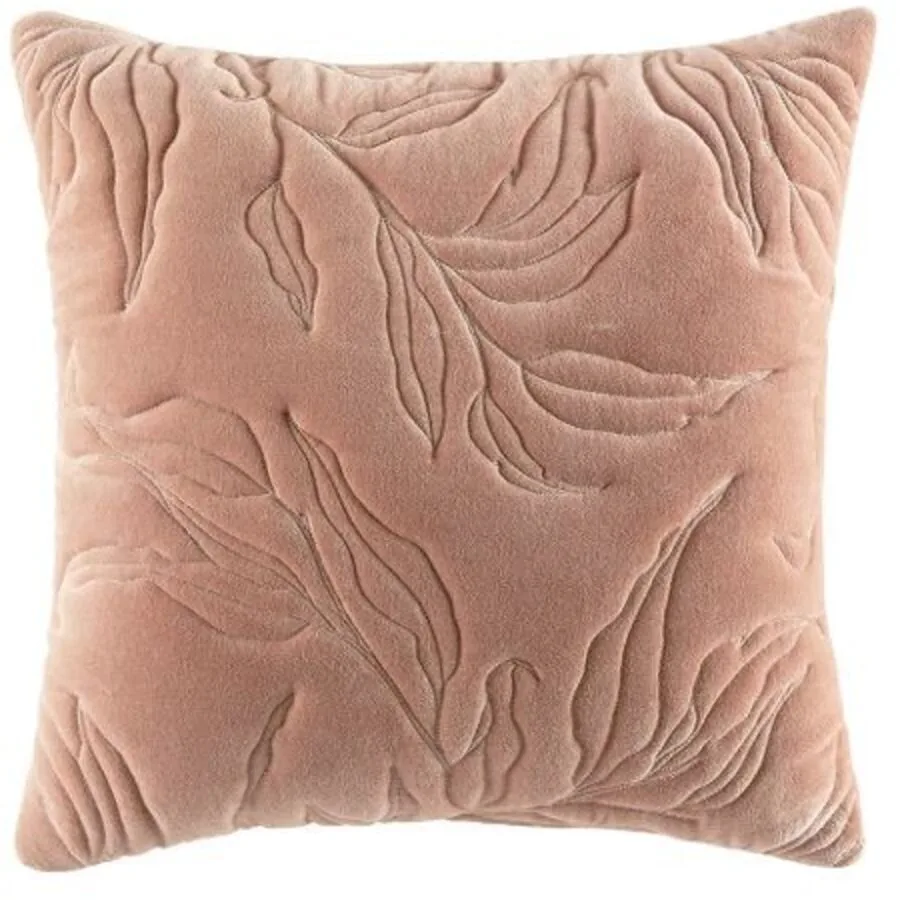 KAS Zierkissenbezug Lara Blush Rosa Baumwolle 50 cm 50 cm