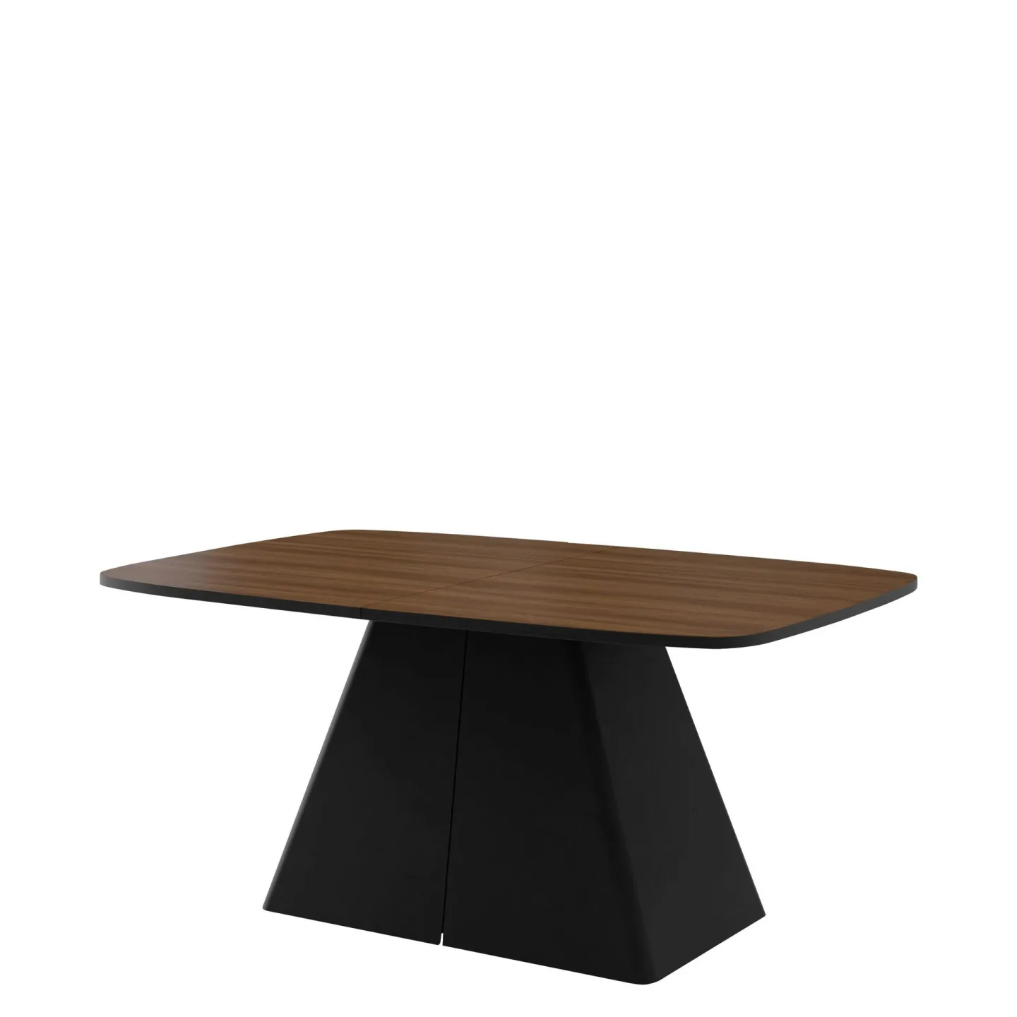 Novaj Matbord förlängningsbart 180-256 cm - svart, brun