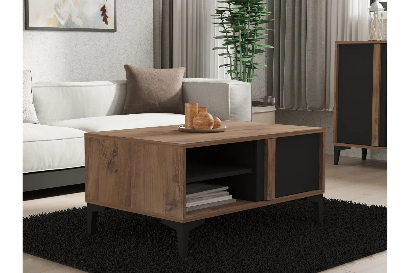 Sonay Soffbord 90 cm - Antracit