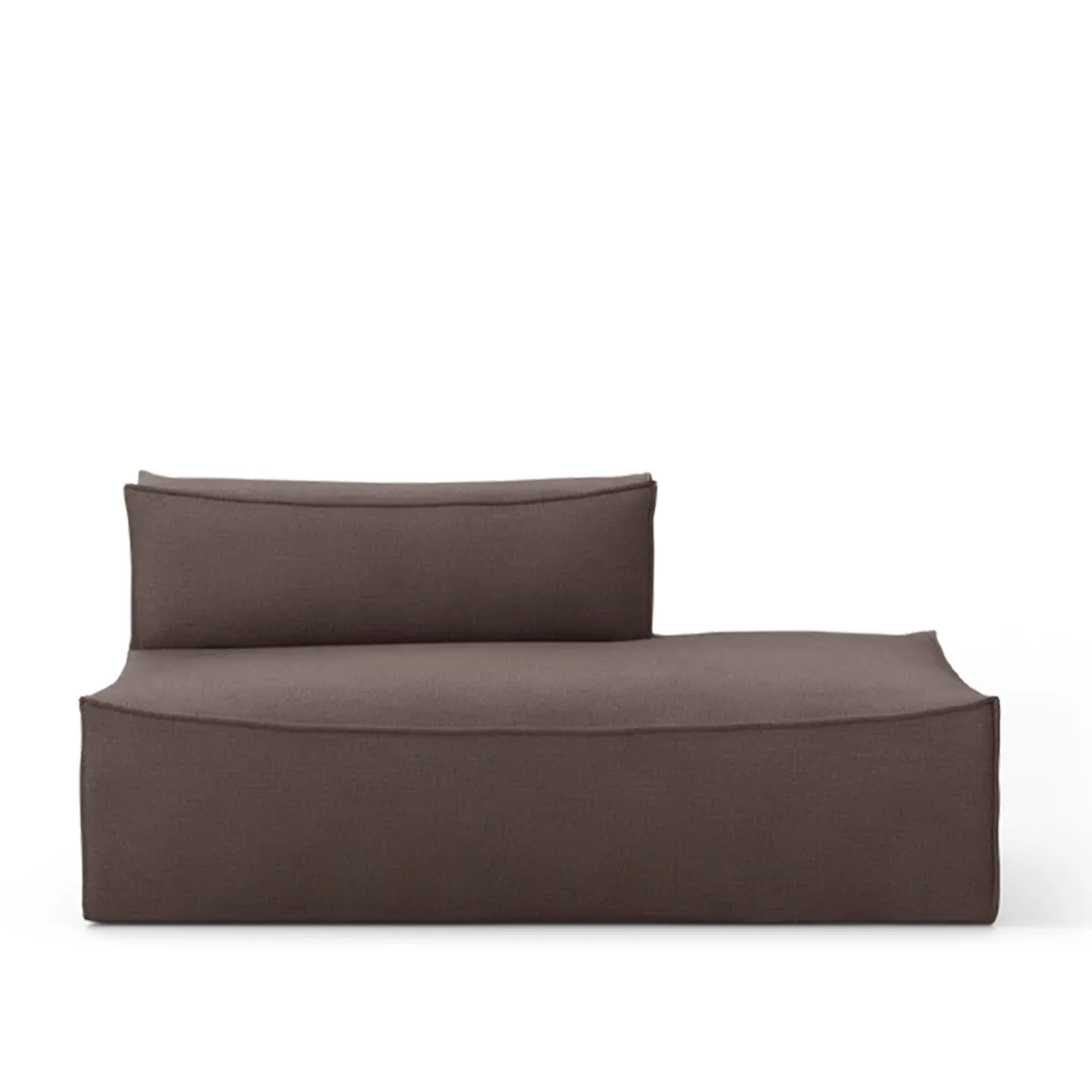 Ferm Living - Catena Open End Right L301 - Hot Madison 020 - Soffor - Brun - Dun/Trä
