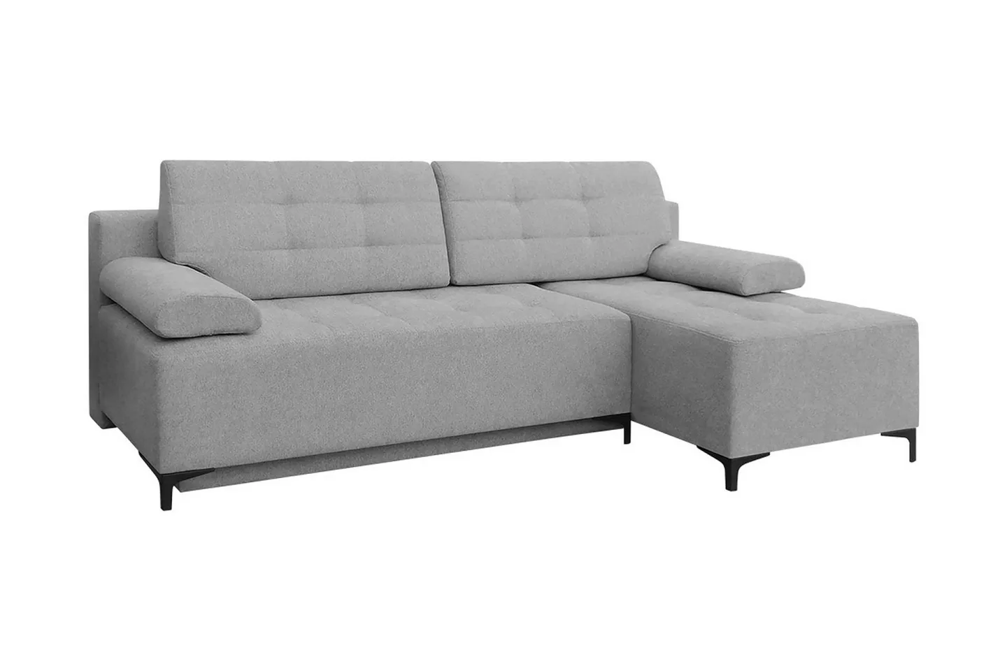 FABIO 4-sits Bäddsoffa Vänster - Grå