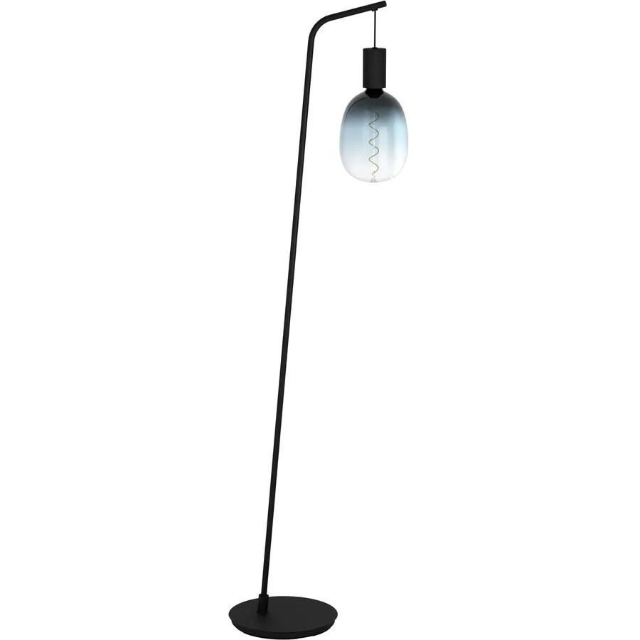 Eglo Stehlampe Cranley Schwarz Stahl 6 cm 170 cm