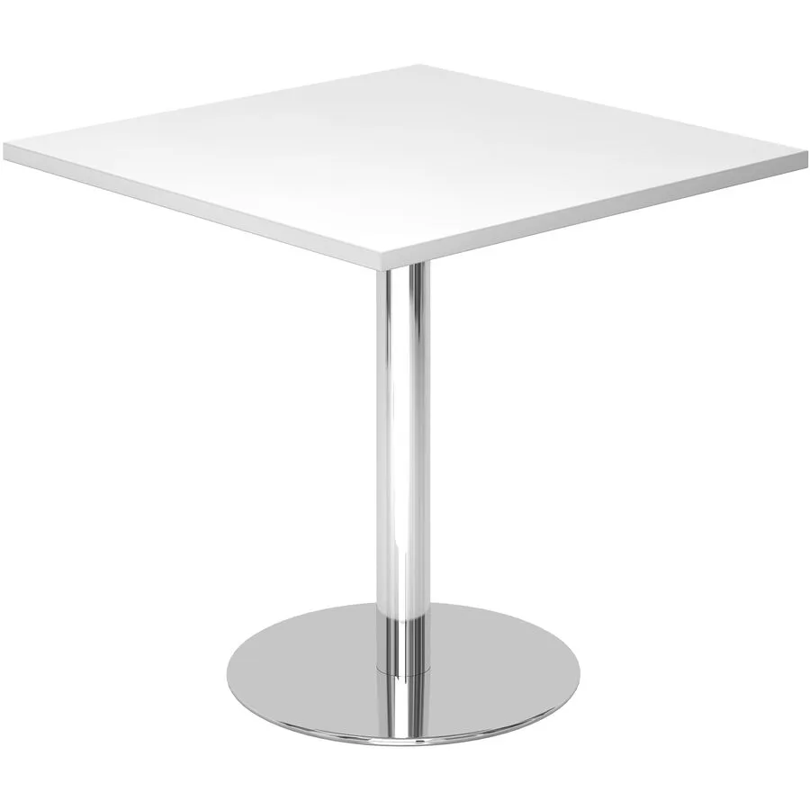 Besprechungstisch Office weiss Dekor Holzwerkstoff B 80 T 80 cm