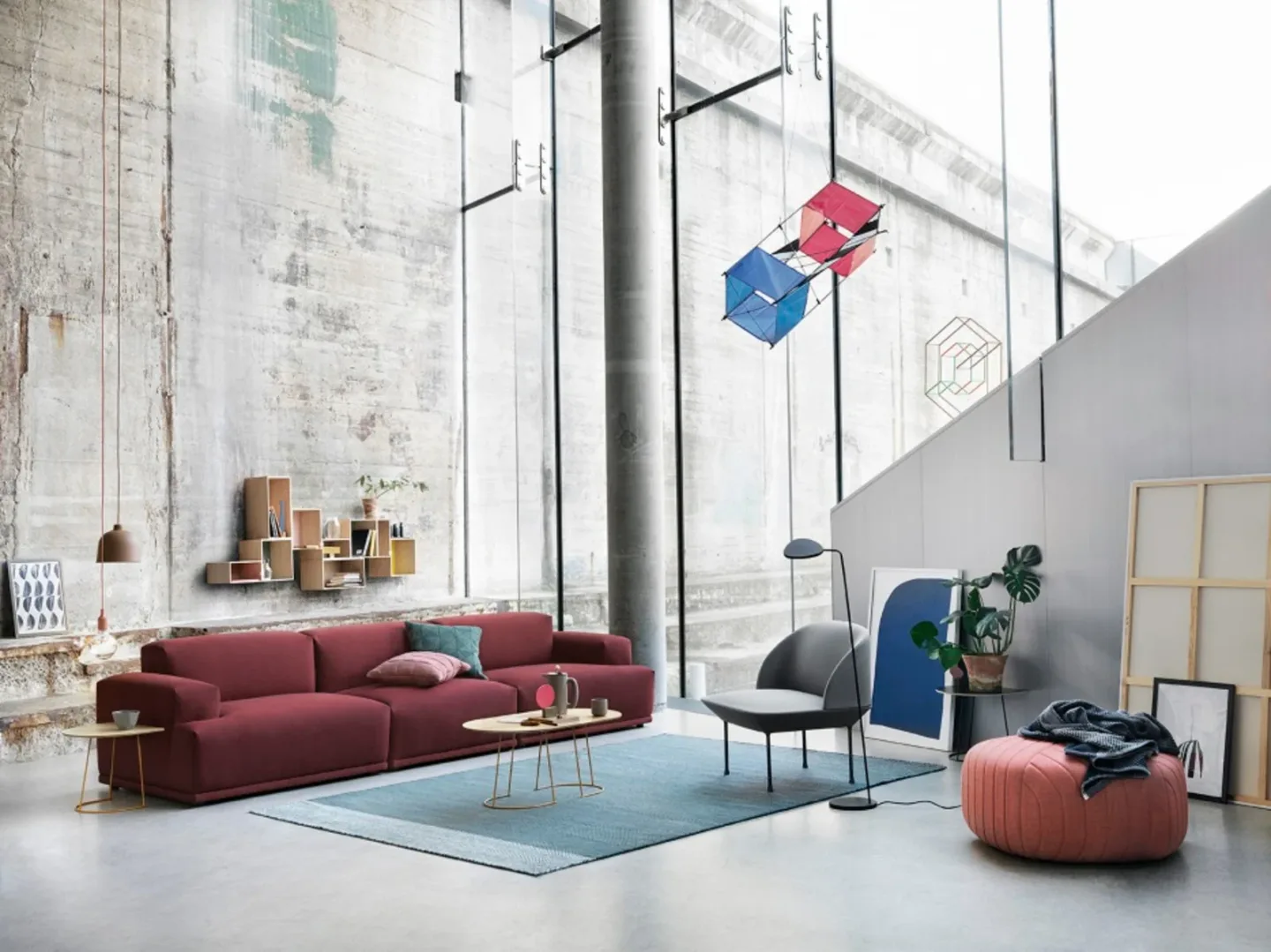 Leaf Gulvlampe Black - Muuto - Stue - Aluminium