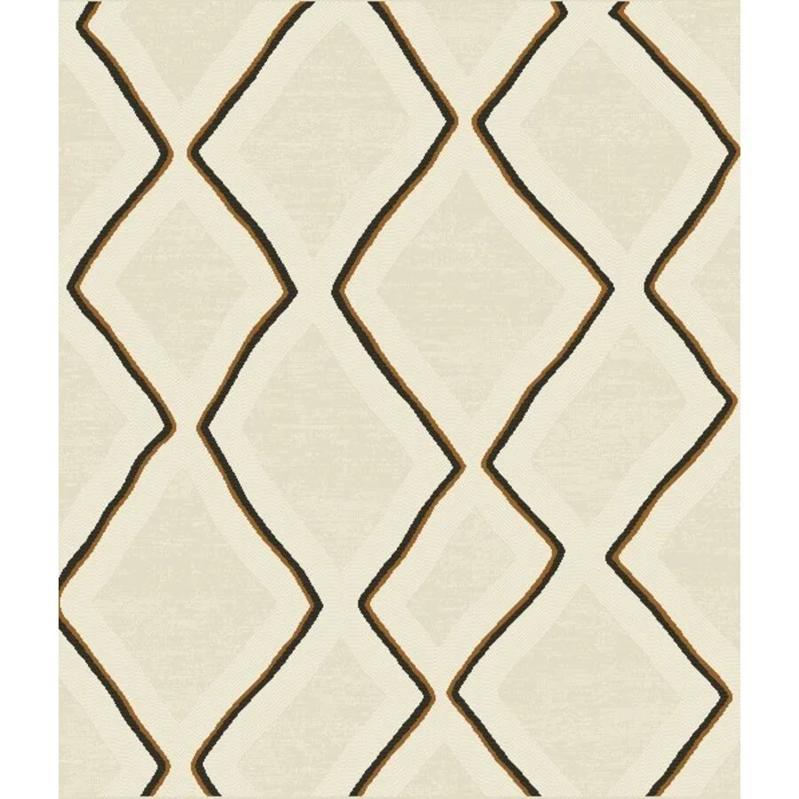 Teppich Star Beige Streifen Polypropylen 120 x 170 cm
