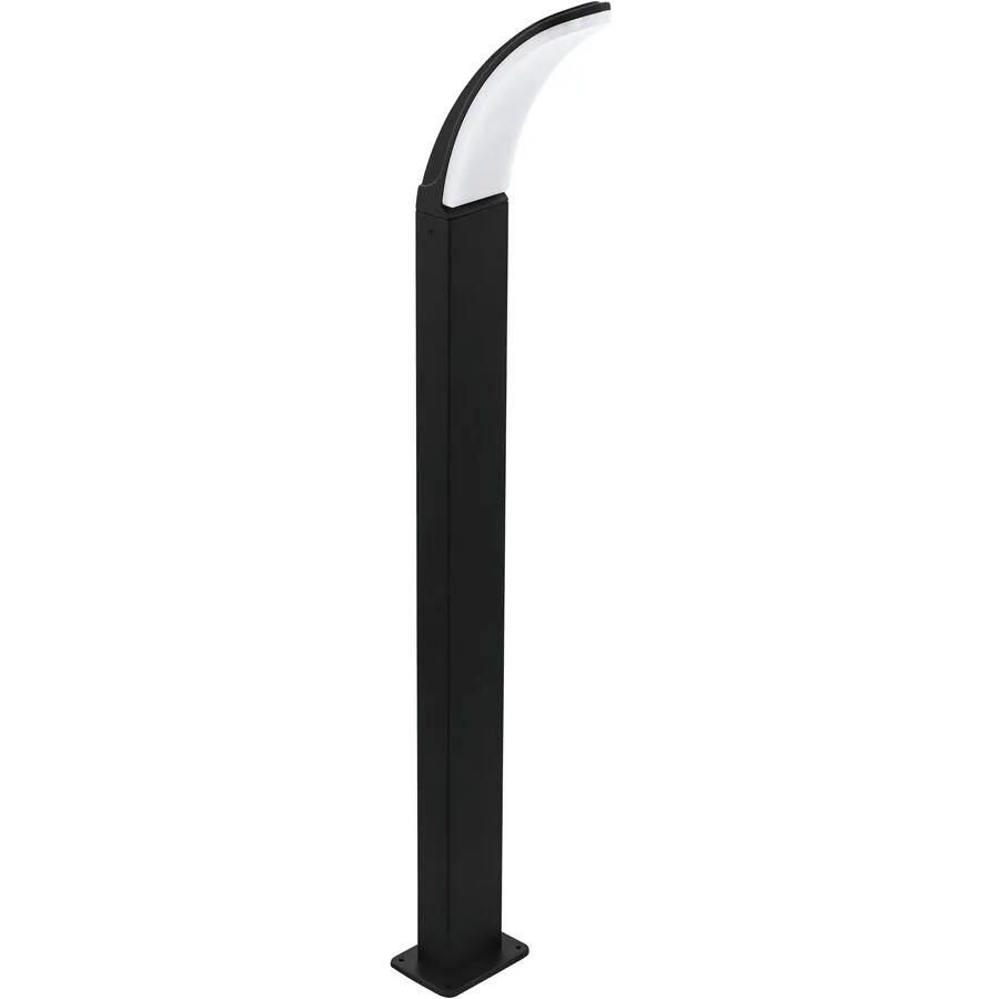 Eglo Stehlampe aussen Fiumicino Schwarz Aluminium 90 cm - LED - Lichtfarbe: Warmweiss - LED Energiesparlampen