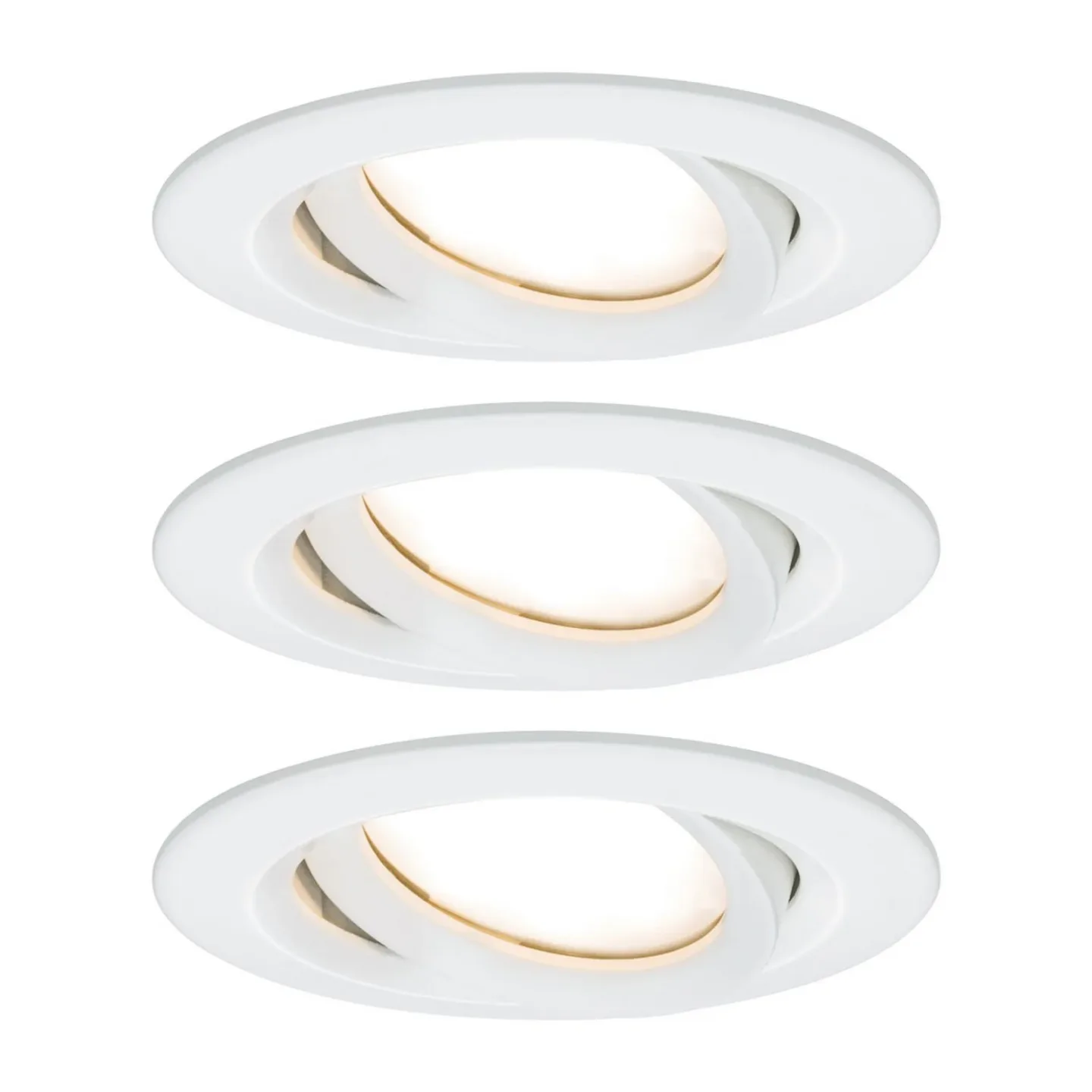 Nova Plus 3-delt LED-spot rund hvid - Paulmann - Badeværelse - Moderne - Metal - Med én lyskilde