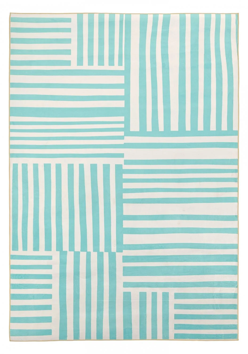 Wilton-teppe - Joma (turkis/hvit) (Størrelse: 200 x 280 cm)