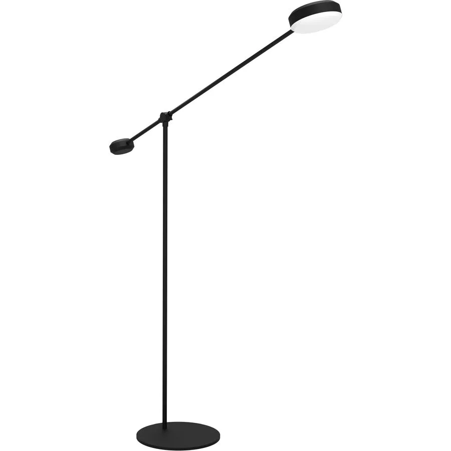 Eglo Stehlampe Clavellina Schwarz Stahl 0 cm 160.5 cm - LED - Lichtfarbe: Warmweiss - LED Energiesparlampen