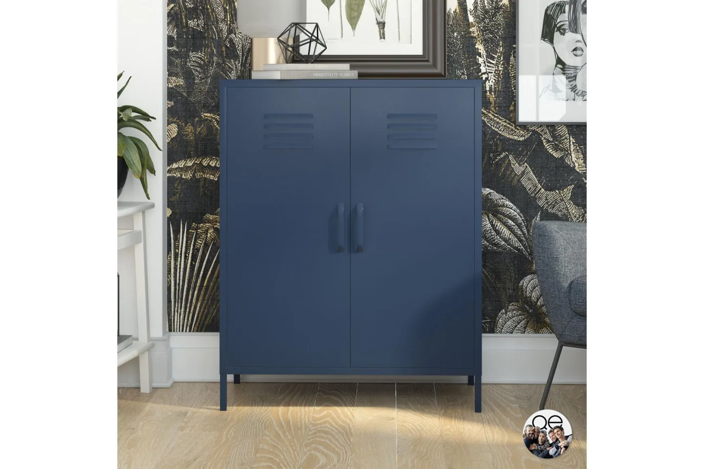 Bradford Highboard Mörkblå - Dorel Home
