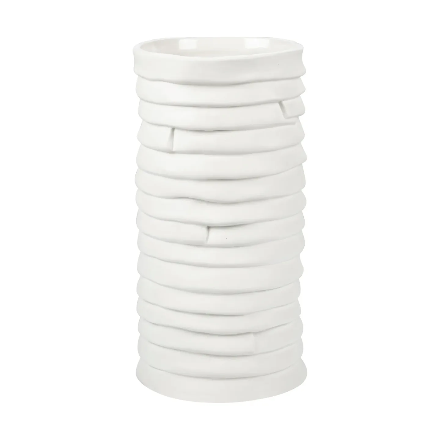 Mette Ditmer Ribbon Vase large 20cm Off-white