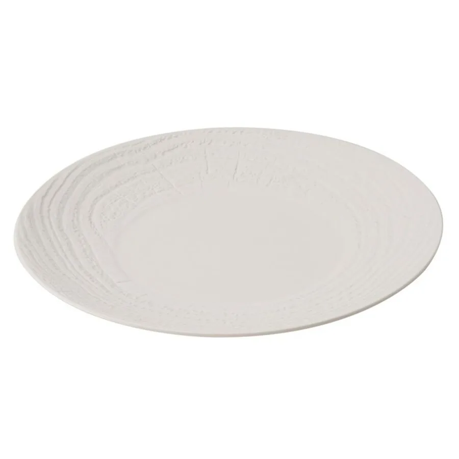 Servierteller Revol Beige Porzellan 31 cm - Farbe: elfenbein