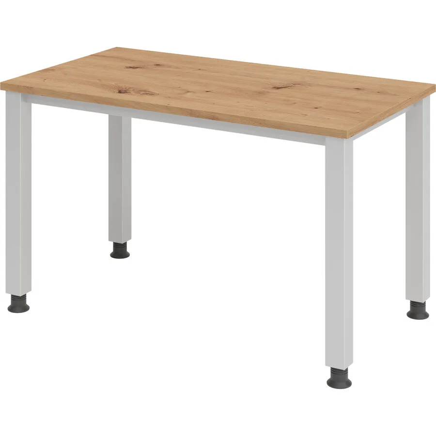 Schreibtisch Office Asteiche Holzwerkstoff Höhenverstellbar B 120 T 67 cm