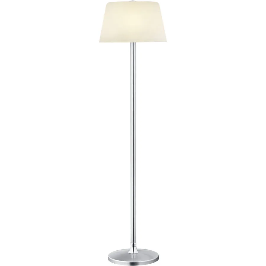 Stehlampe Elegance Silber/Grau Metall 35 cm 140 cm - Farbe: Nickel matt