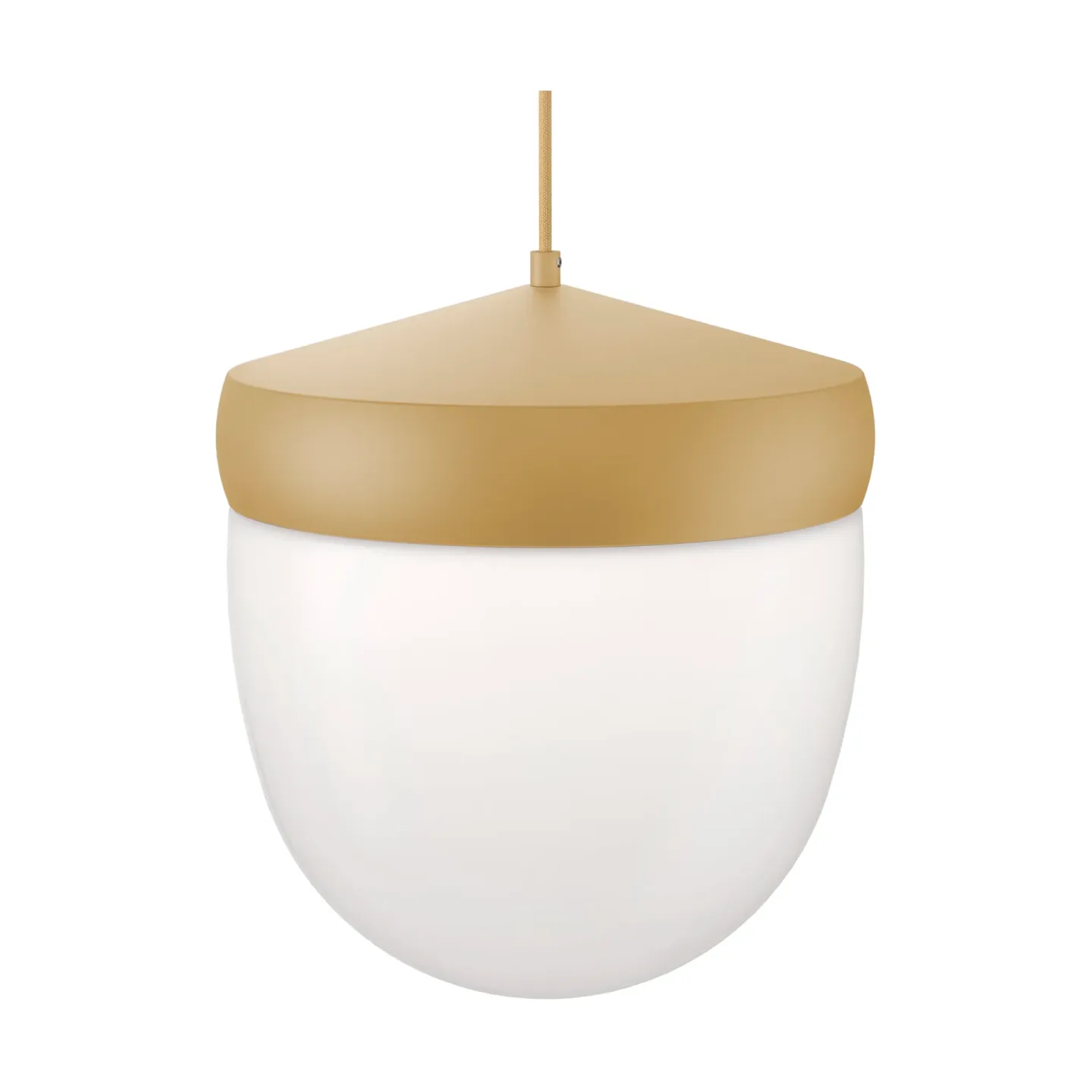 Noon Pan Pendelleuchte gefrostet 30 cm Beige-Hellbeige